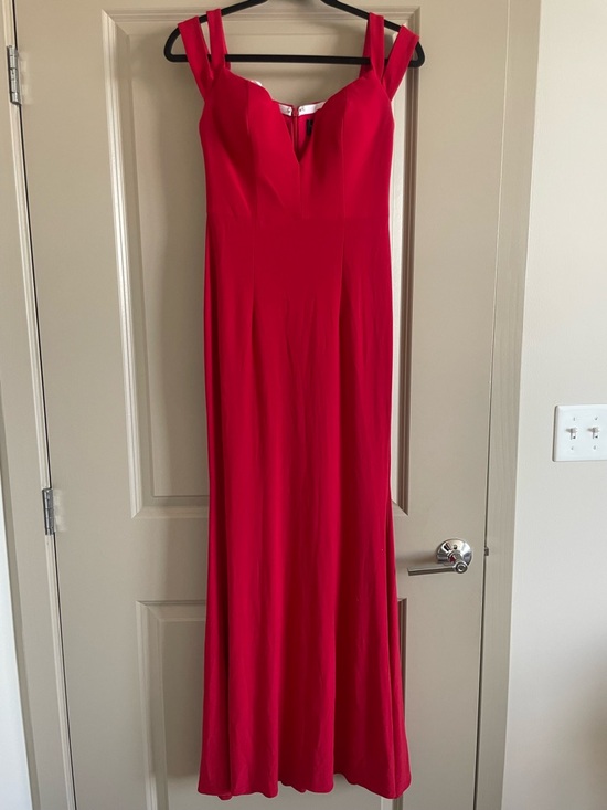 Xscape Dresses & Skirts - NWOT Xscape Red V-Neck Maxi Dress with Double Straps